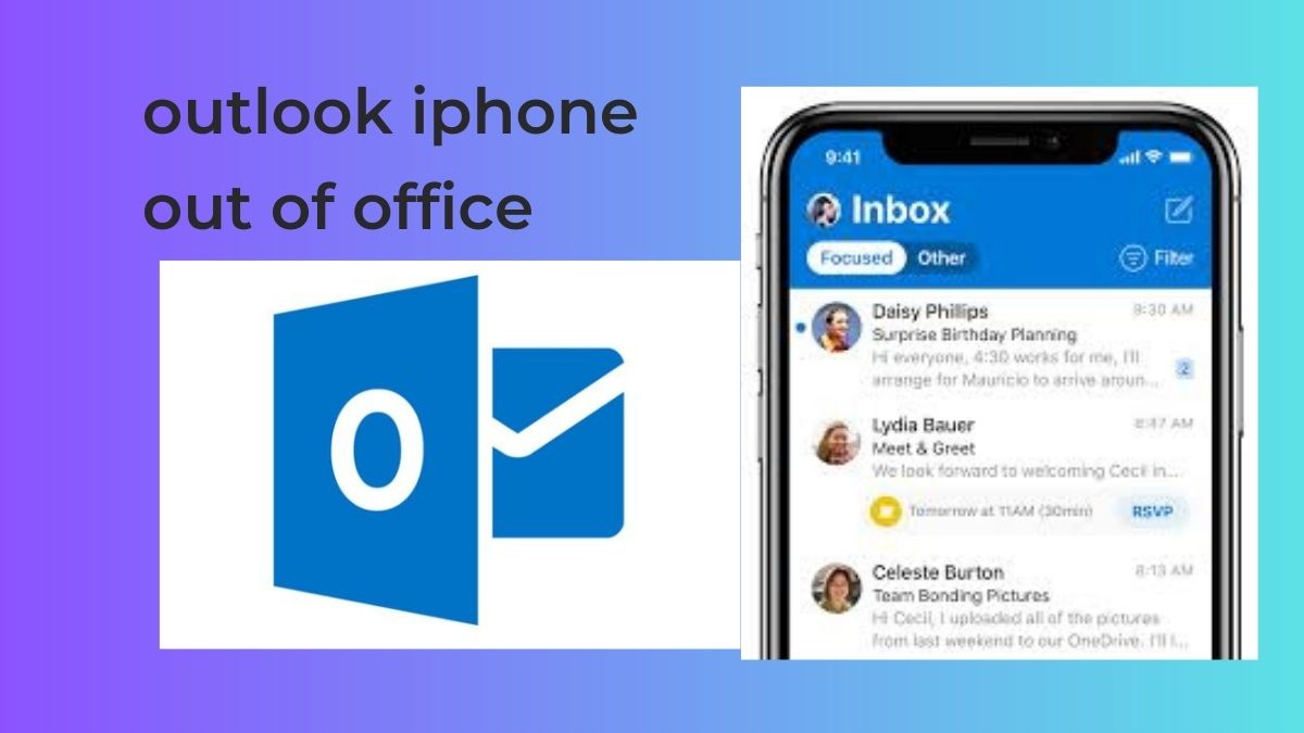 outlook iphone out of office